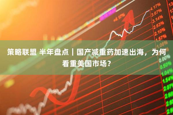 策略联盟 半年盘点｜国产减重药加速出海，为何看重美国市场？